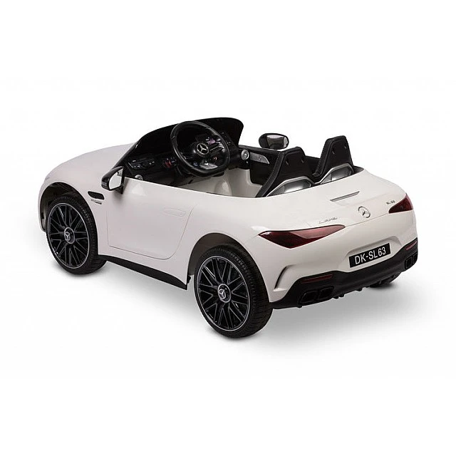 Children's Electric Car Mercedes Sl63 White Caretero Toyz