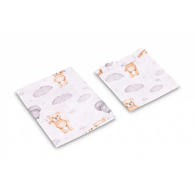 Sleeping Set 2 Pieces Bear, Gray 100X135 Cm Sensillo