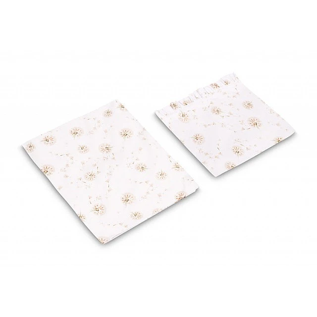 Bedding Set 2 Pieces Dandelion, Beige 100X135 Cm Sensillo