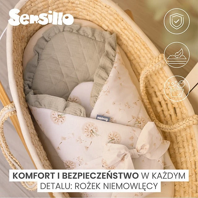Бебешко Гнездо С Конусовиден Завършек Клонка, Зелено 75X75 Sensillo