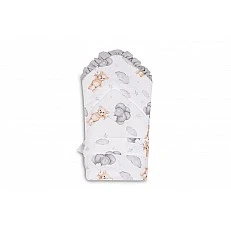 Baby Nest With Conical End Teddy Bear, Gray 75X75 Sensillo