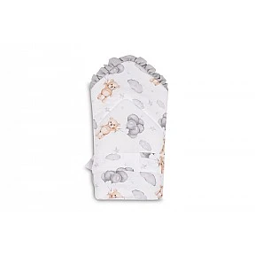 Baby Nest With Conical End Teddy Bear, Gray 75X75 Sensillo