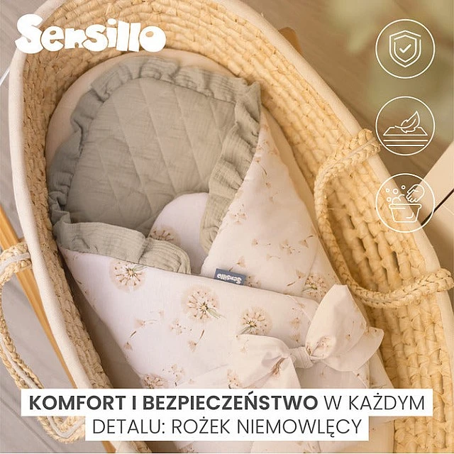 Бебешко Гнездо С Конусовиден Завършек Глухарче, Бежово 75X75 Sensillo