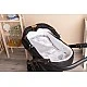 Muslin Stroller Set Teddy Bear, Gray Sensillo