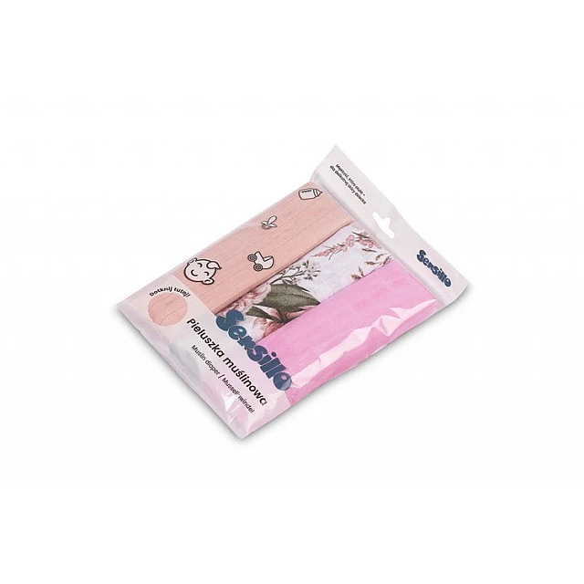 Muslin Diapers 3 Pieces 60X80 Eg-0001 Sensillo