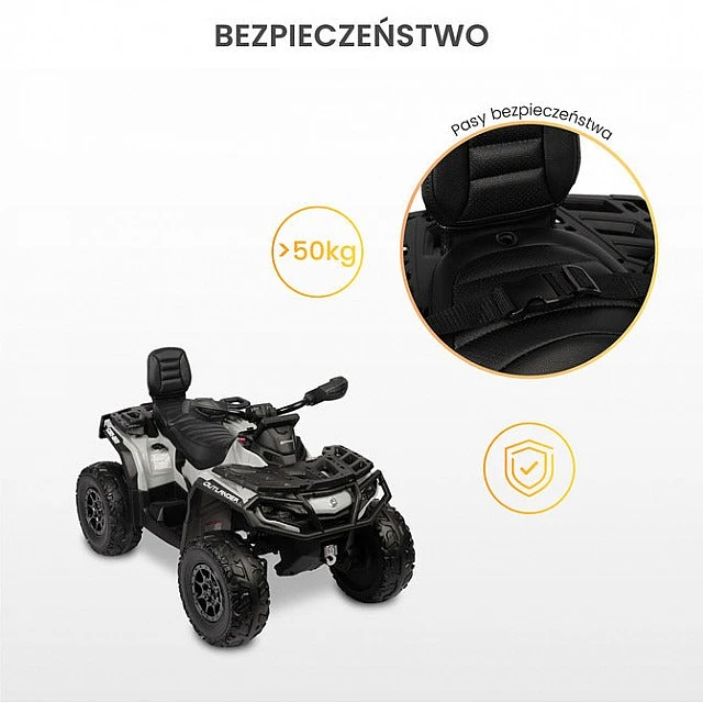 Children’s Electric Car Outlander Gray Caretero Toyz