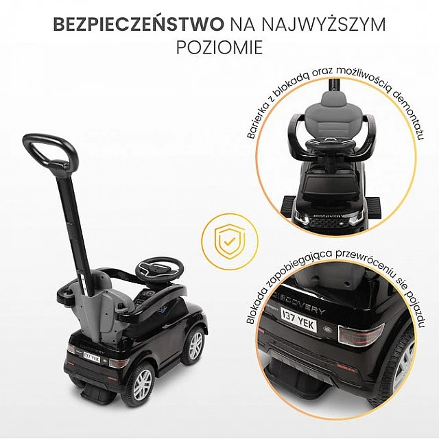 Детска Електрическа Кола Land Rover Черен Caretero Toyz