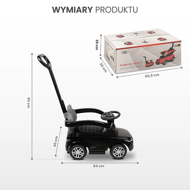 Детска Електрическа Кола Land Rover Черен Caretero Toyz