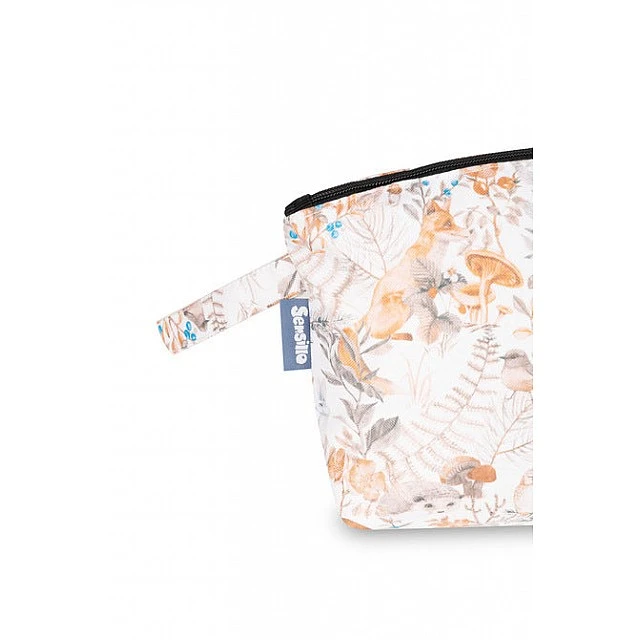 Toiletry Bag Gray Autumn Forest Sensillo