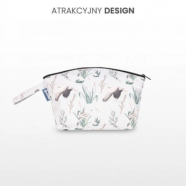Toiletry Bag Gray Autumn Forest Sensillo