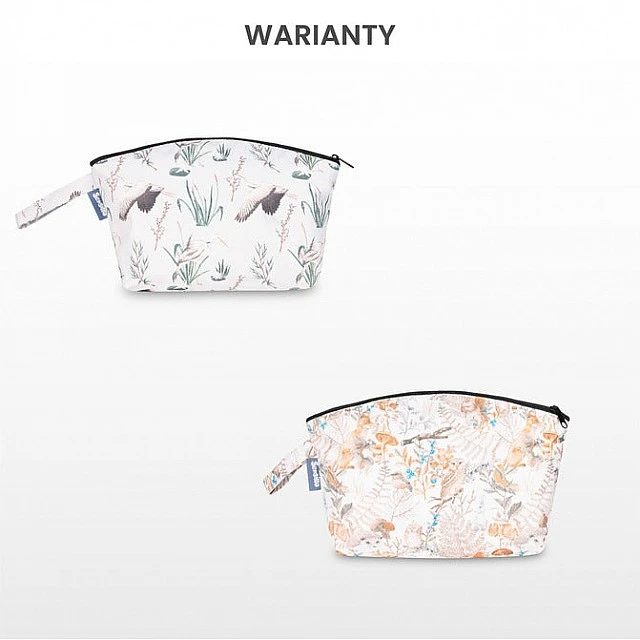 Toiletry Bag Gray Autumn Forest Sensillo