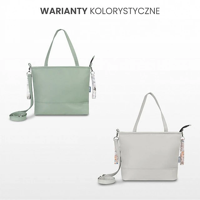 Faux Leather Bag Gray Autumn Forest Sensillo