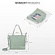 Faux Leather Bag Gray Autumn Forest Sensillo