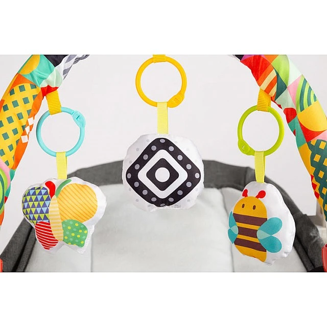 Educational Toy – Rattle Stroller With Pattern (0316) Caretero Toyz