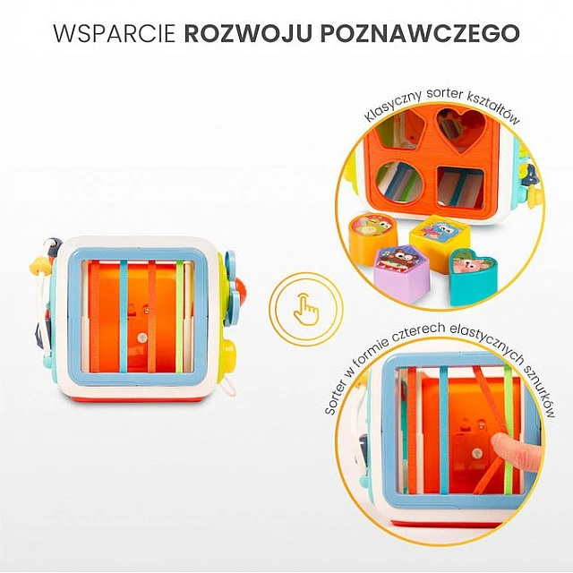 Образователна Играчка - Сензорен Куб Caretero Toyz