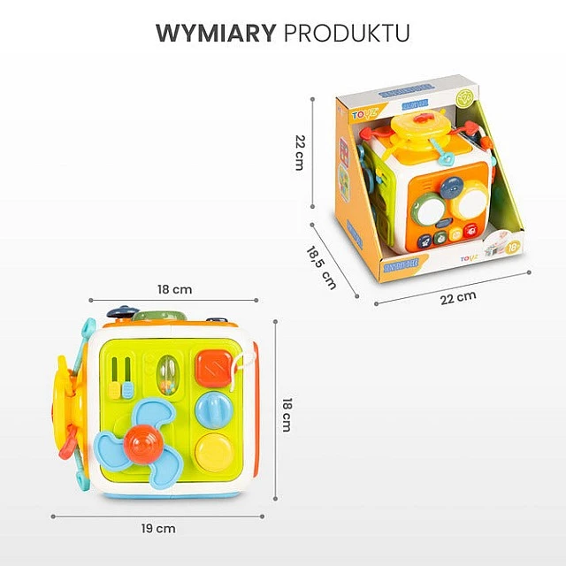 Образователна Играчка - Сензорен Куб Caretero Toyz