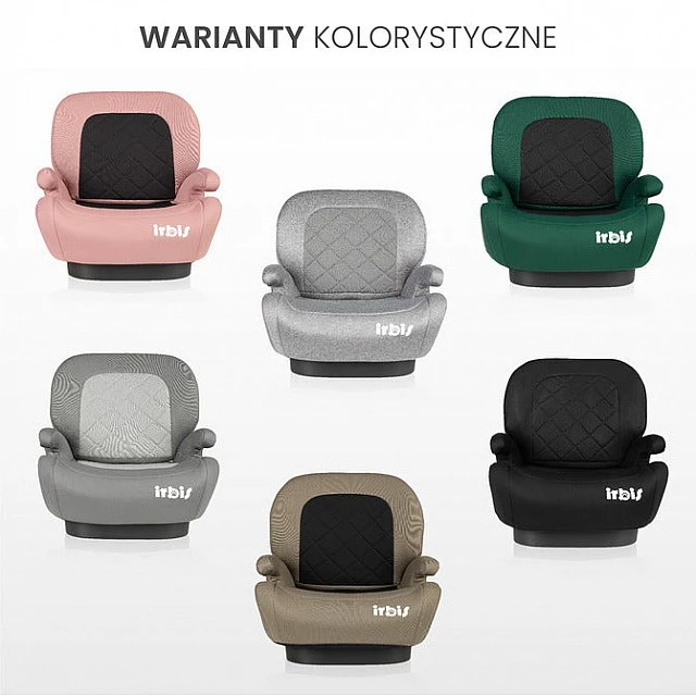 Irbis I-Size Car Seat Emerald (125–150 cm) Caretero