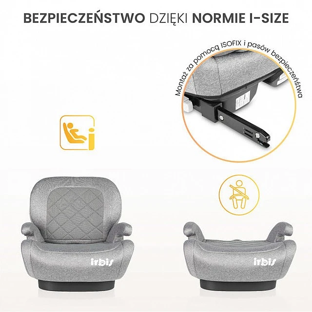 Irbis I-Size Seat Graphite (125–150 cm) Caretero