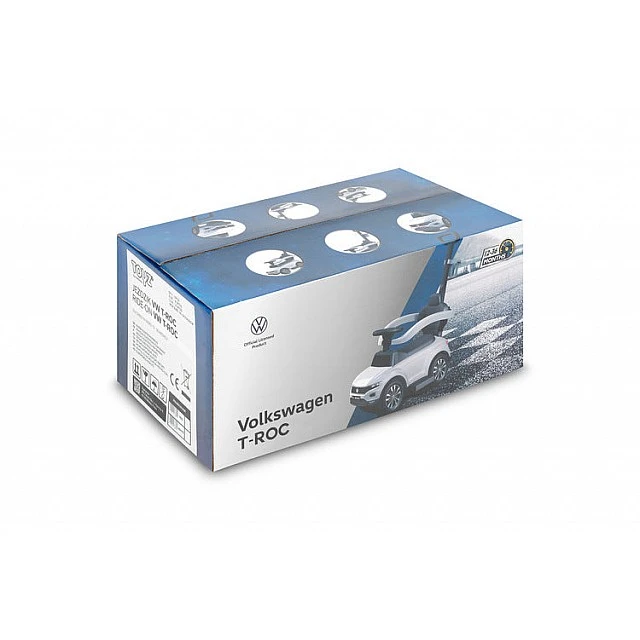Vw T-Roc Ride On Stroller White Caretero Toyz