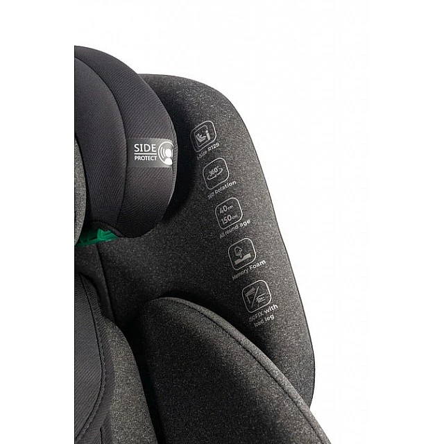 Lumi I-Size Child Car Seat Dark Grey (40-150) Caretero