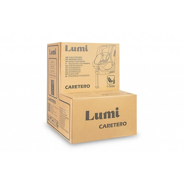 Lumi I-Size Child Car Seat Light Gray (40-150) Caretero