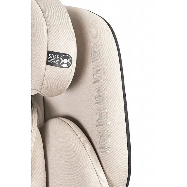 Lumi I-Size Child Car Seat Beige (40-150) Caretero