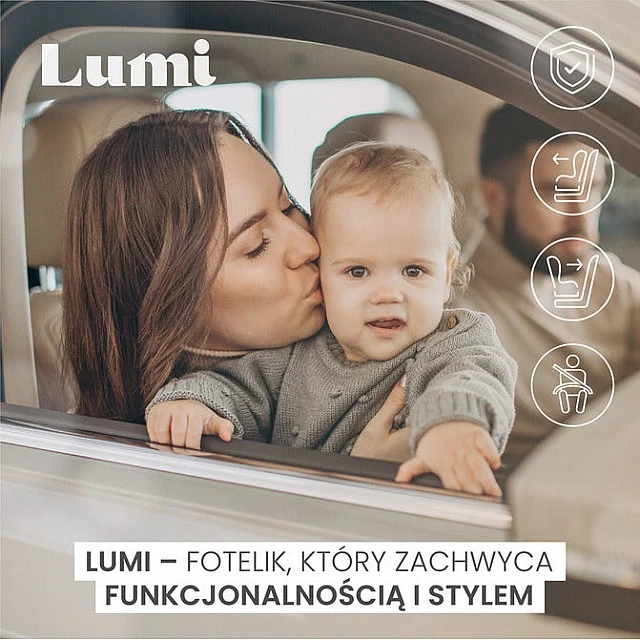 Lumi I-Size Child Car Seat Light Gray (40-150) Caretero