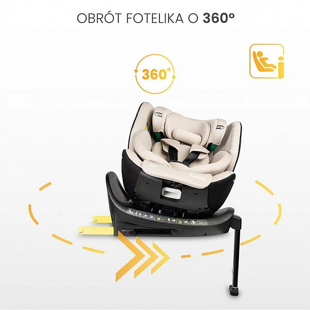 Lumi I-Size Child Car Seat Light Gray (40-150) Caretero