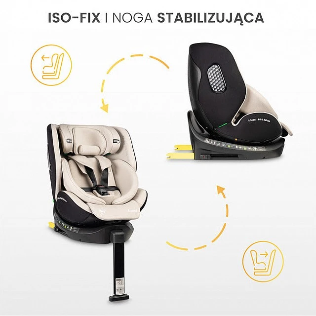 Lumi I-Size Child Car Seat Green (40-150) Caretero