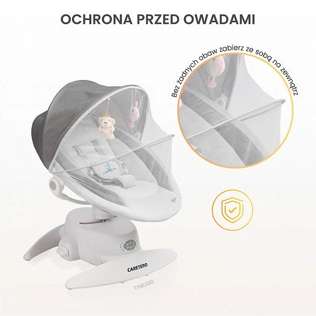 Electric sun lounger Opti Brown Caretero