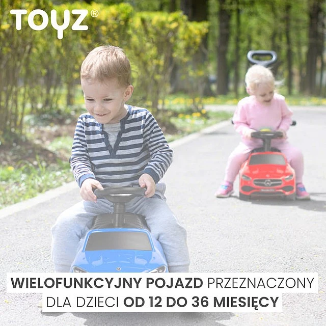Ride-on car Mercedes C-Class Ride-On Red Caretero Toyz