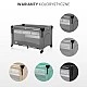 Collapsible bassinet with drop side Esti Graphite Caretero