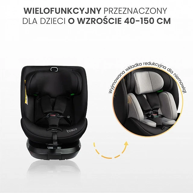 Car Seat Bosco I-Size Olive (40-150cm) Caretero
