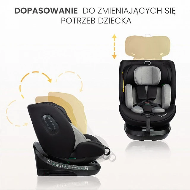 Столче За Кола Bosco I-Size Blue (40-150cm) Caretero