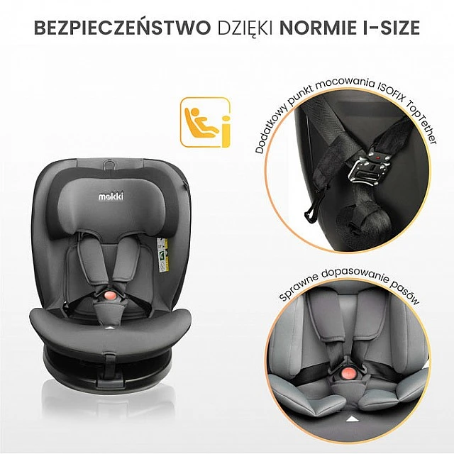 Car seat Mokki I-Size Navy 0-36kg Caretero