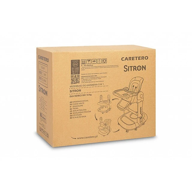 Столче За Хранене Sitron Бежово Caretero