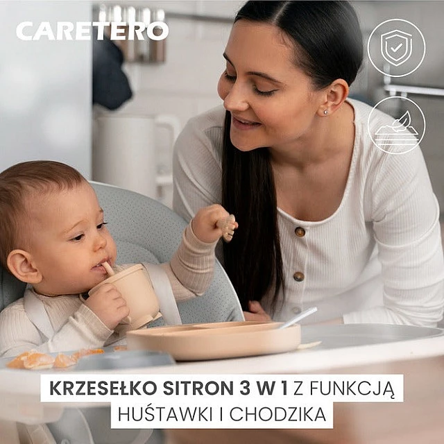 Столче За Хранене Sitron Бежово Caretero