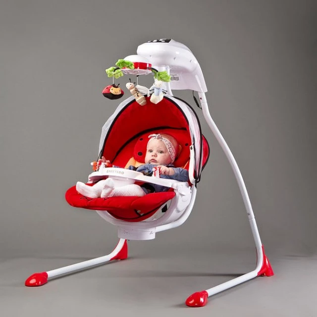 Electric Chaise Lounge and Swing Bugies Beige Caretero