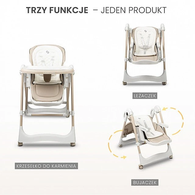 Nesto High Chair Pink Caretero