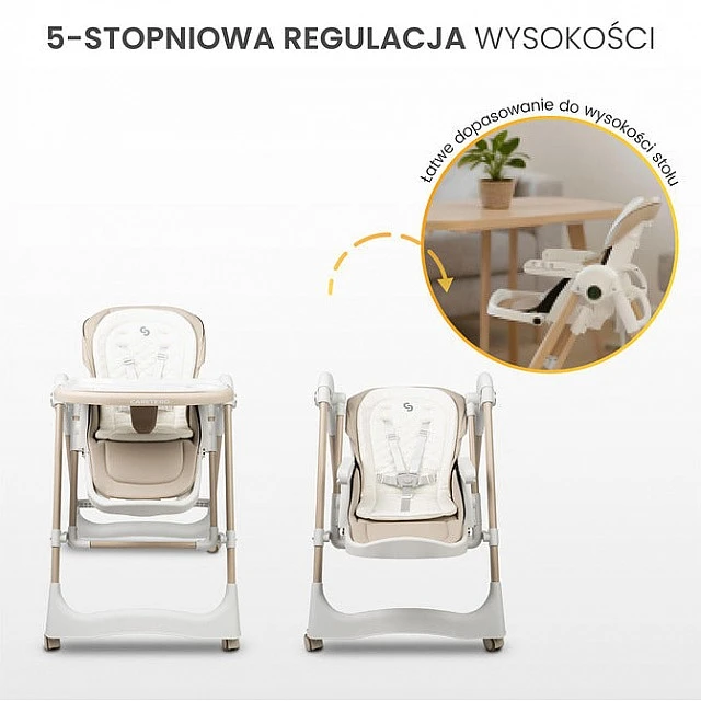 Nesto High Chair Beige Caretero