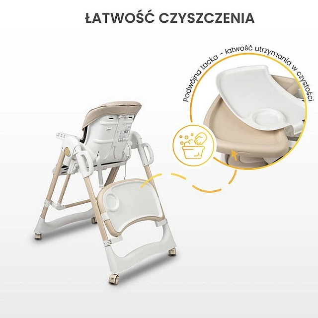 Nesto High Chair Gray Caretero