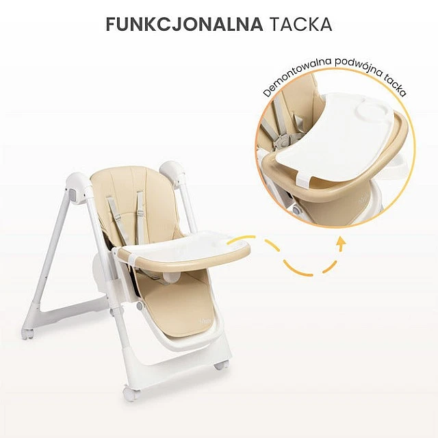 Highchair Megalo Light Gray Caretero