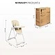 Highchair Megalo Light Gray Caretero