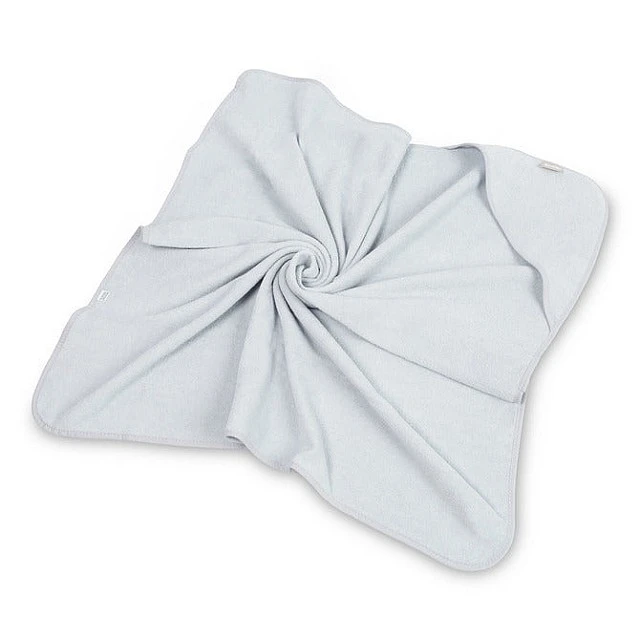 Baby towel with hood 100% cotton 100x100 cm Gray Sensillo
