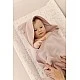 Baby towel with hood 100% cotton 100x100 cm Beige Sensillo