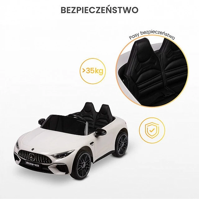 Battery car Mercedes SL63 red Caretero