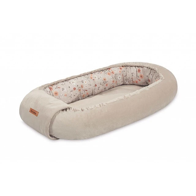 Baby nest field flowers beige 80X45 Sensillo