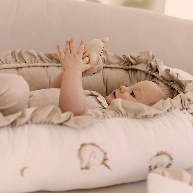 Baby nest Cotton Unicorn Beige 80X45 Sensillo
