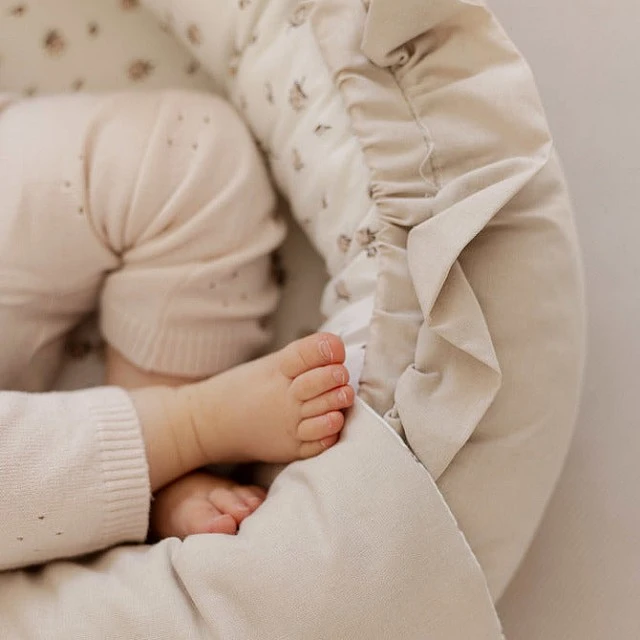 Baby nest Cotton Rose Beige 80X45 Sensillo