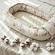Baby Nest Muslin/Ranfors 80X45 Mouse And Goose Sensillo
